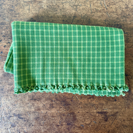 Evergreen Plaid Tablecloth