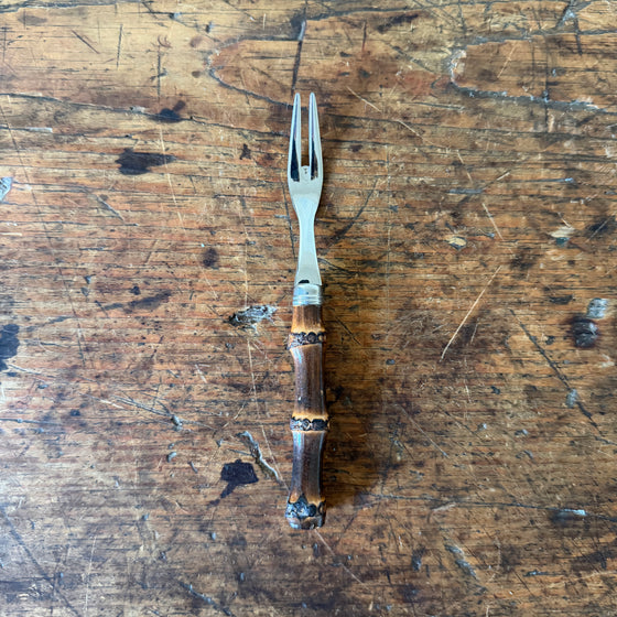 Dark Bamboo Cocktail Fork