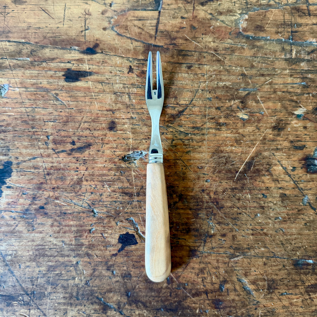 Olive Wood Cocktail Fork
