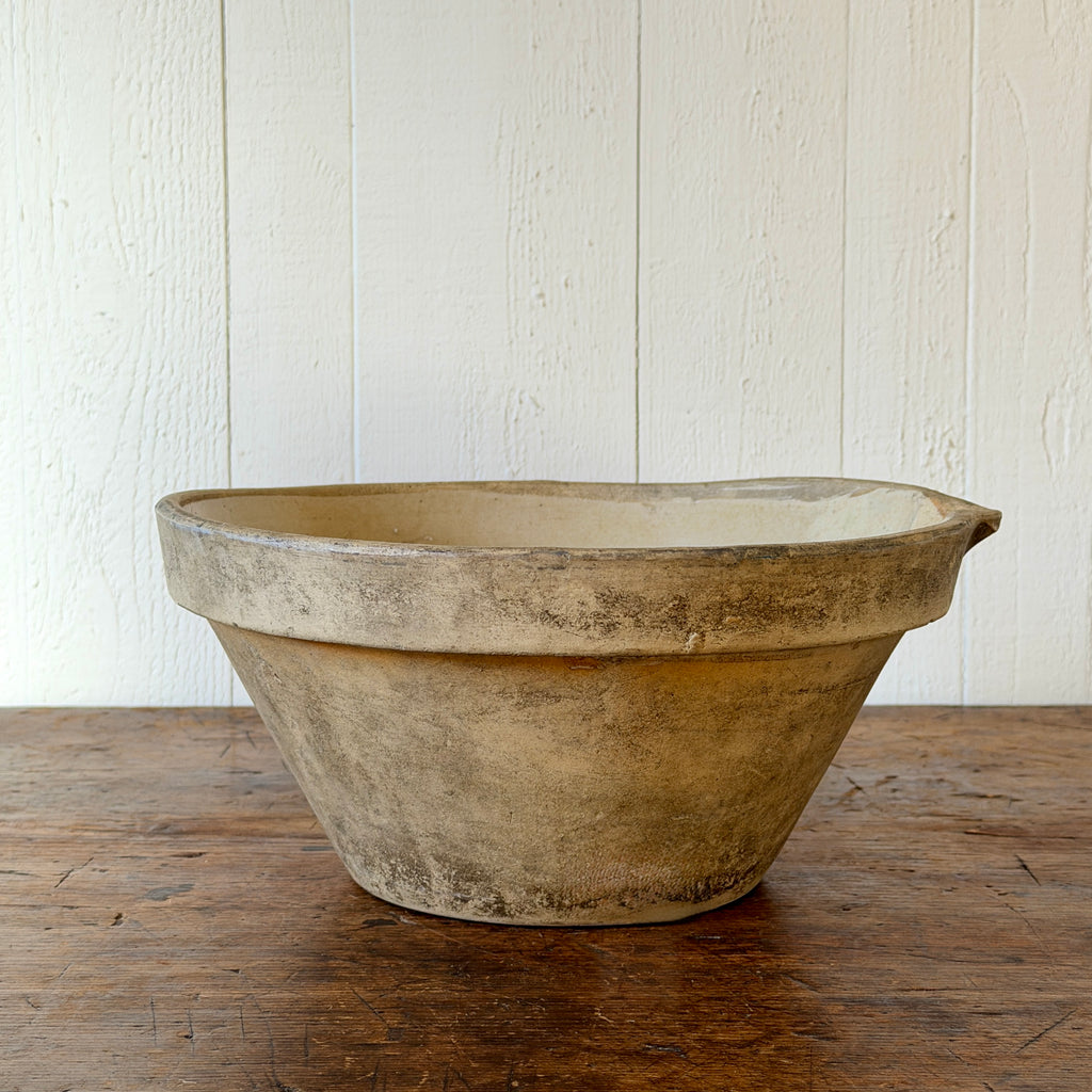 Antique French Earthenware Tian Bowl