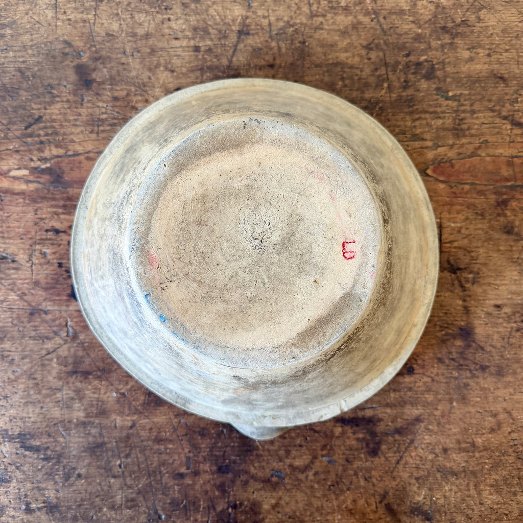 Antique French Earthenware Tian Bowl