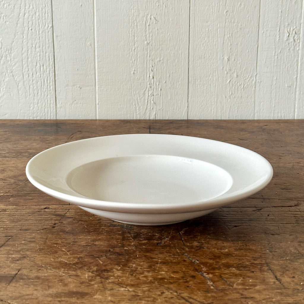 Classical Plain Porcelain Shallow Bowl