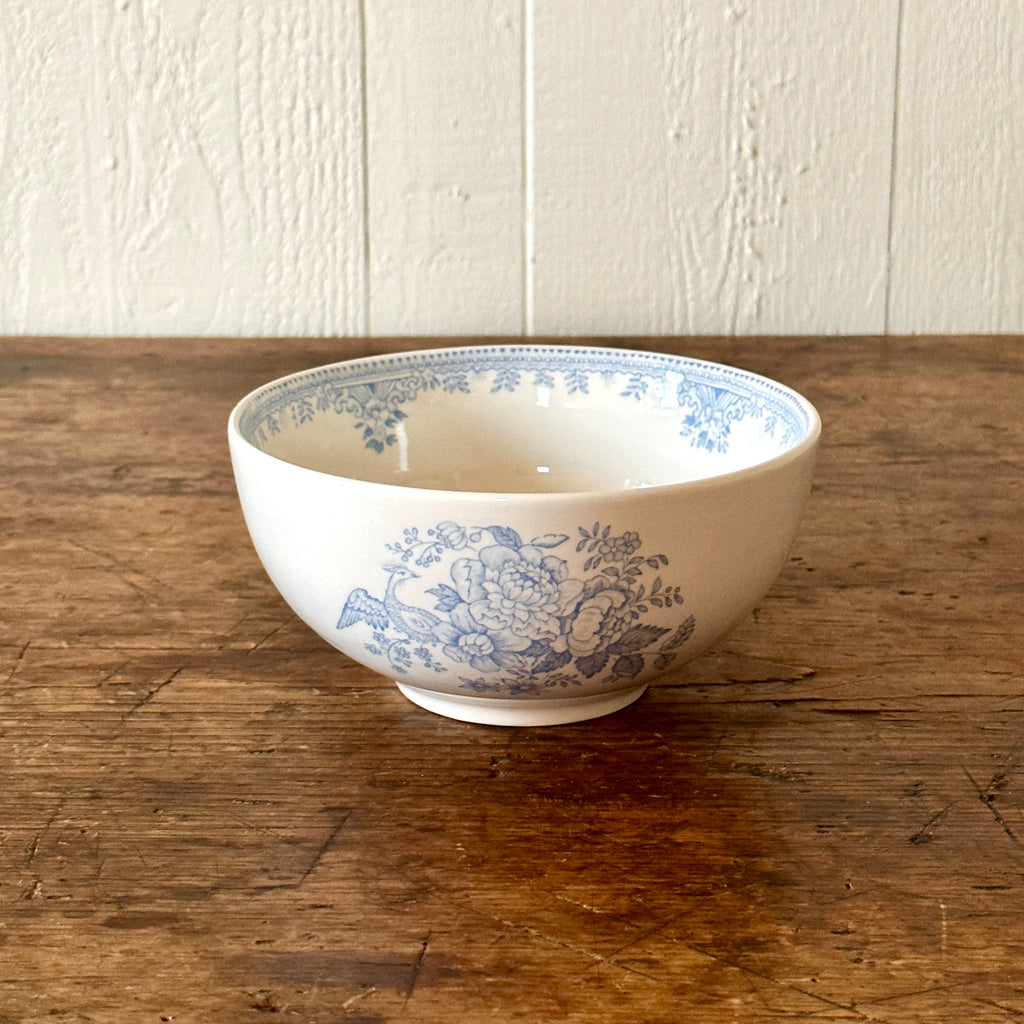 Blue Asiatic Pheasants Small Footed Bowl