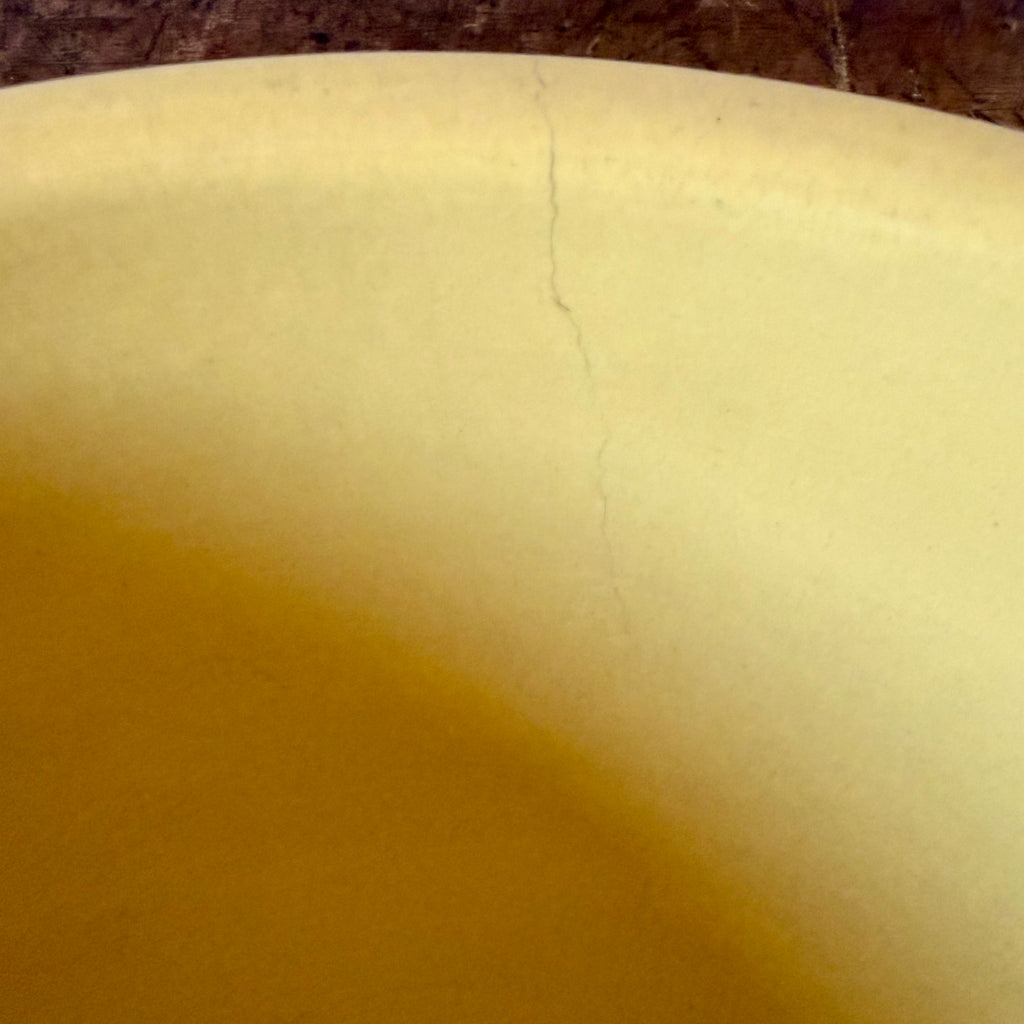 Large Antique Yellowware Mixing Bowl
