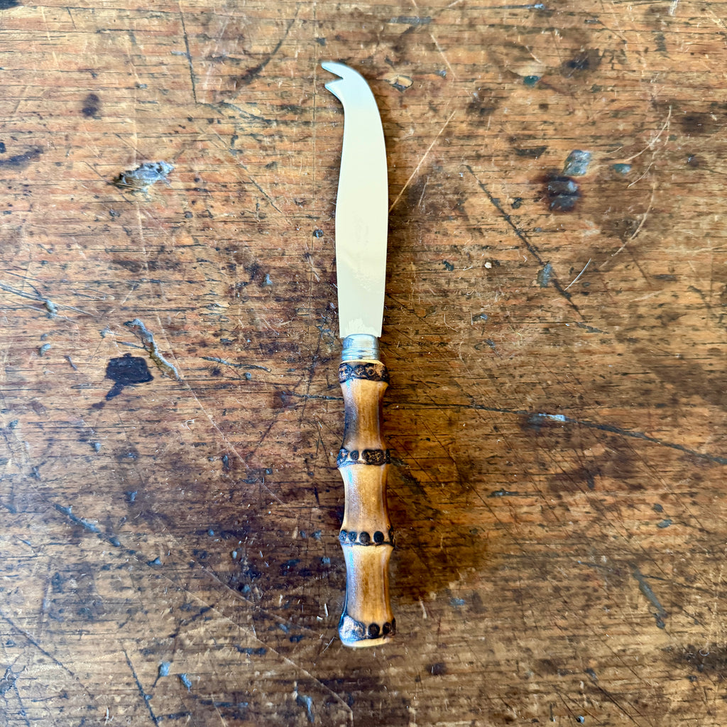 Dark Bamboo Cheese Knife