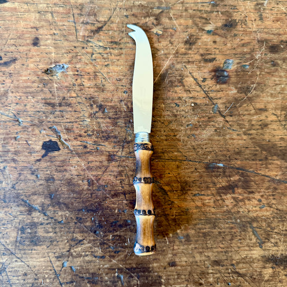 Dark Bamboo Cheese Knife