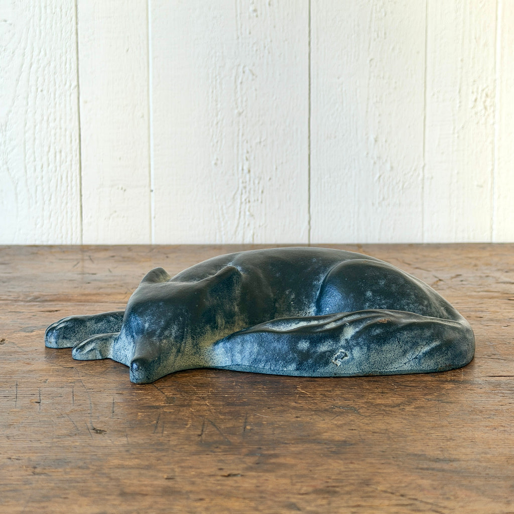 Cast Iron Sleeping Fox Doorstop