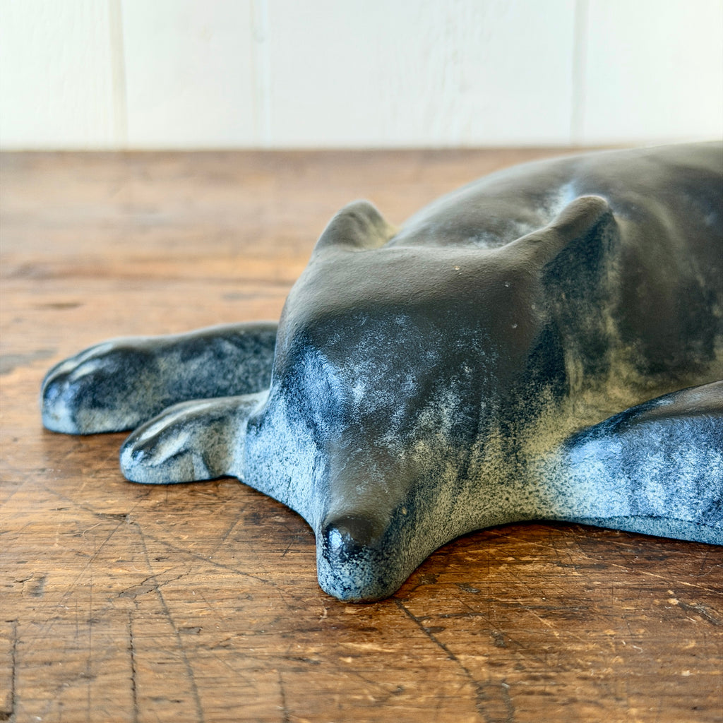 Cast Iron Sleeping Fox Doorstop