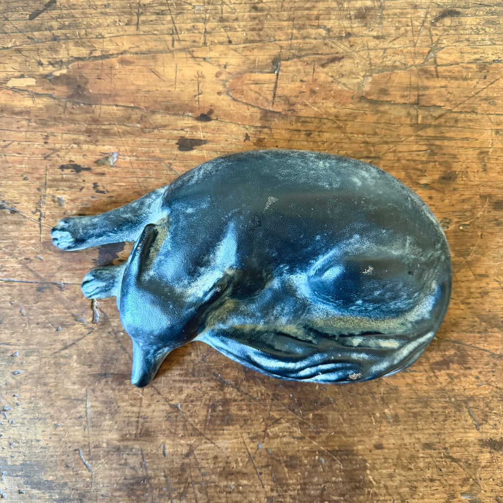 Cast Iron Sleeping Fox Doorstop