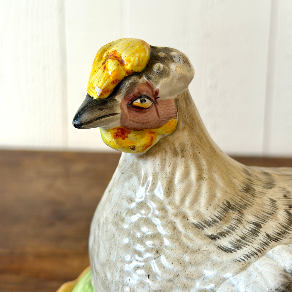 Staffordshire Hen on Nest