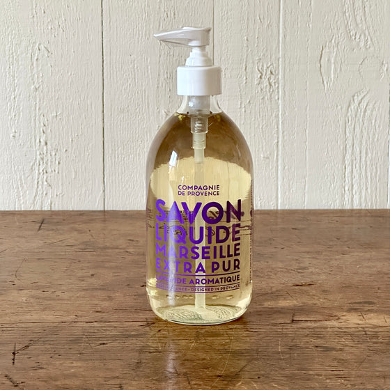 Aromatic Lavender Provençal Liquid Soap with Pump