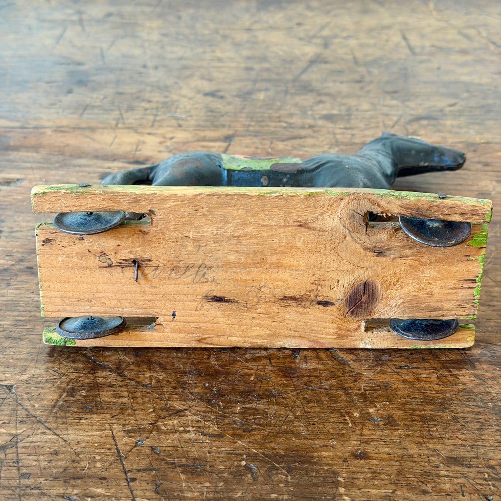 Early Tin Horse Pull Toy