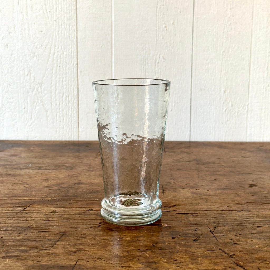 Hammered Glass Highball