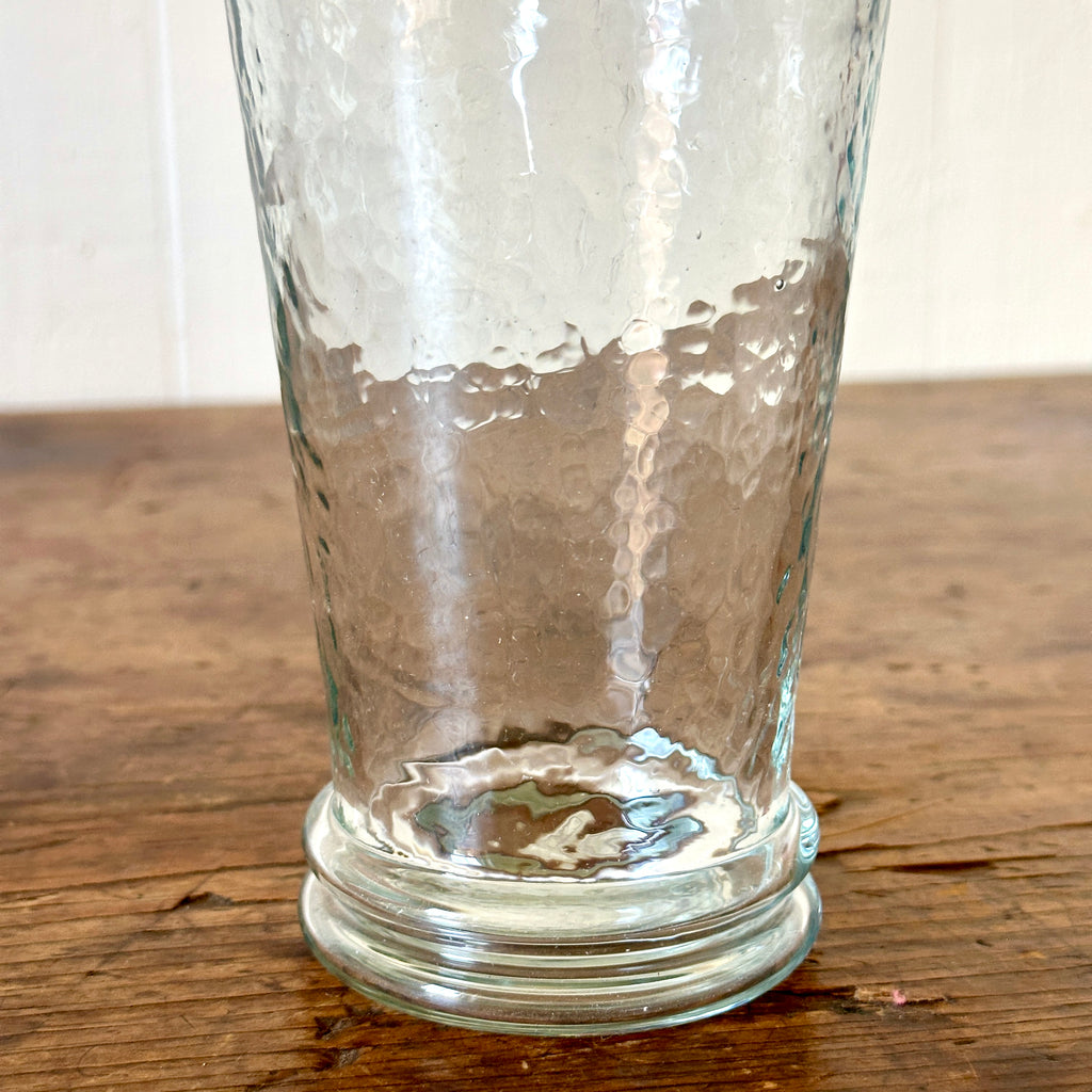 Hammered Glass Highball