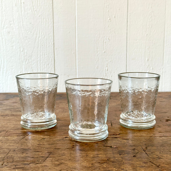 Hammered Glass Old Fashioned