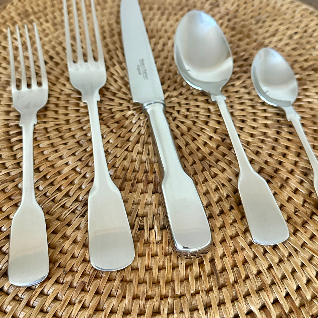 Old English Fiddle Five Piece Cutlery Set
