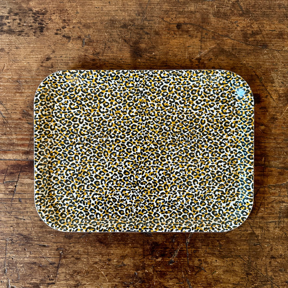 Leopard Print Birch Tray