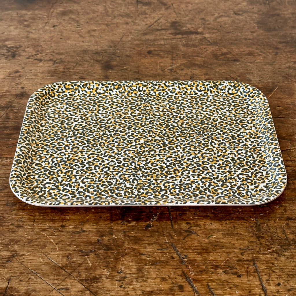 Leopard Print Birch Tray