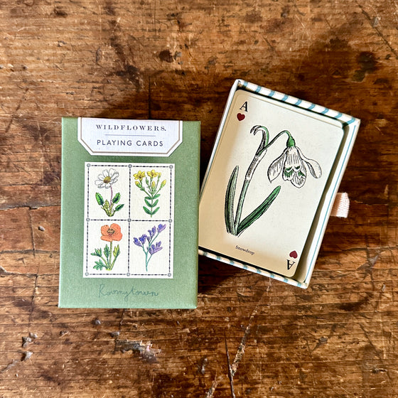 Wildflowers Playing Cards