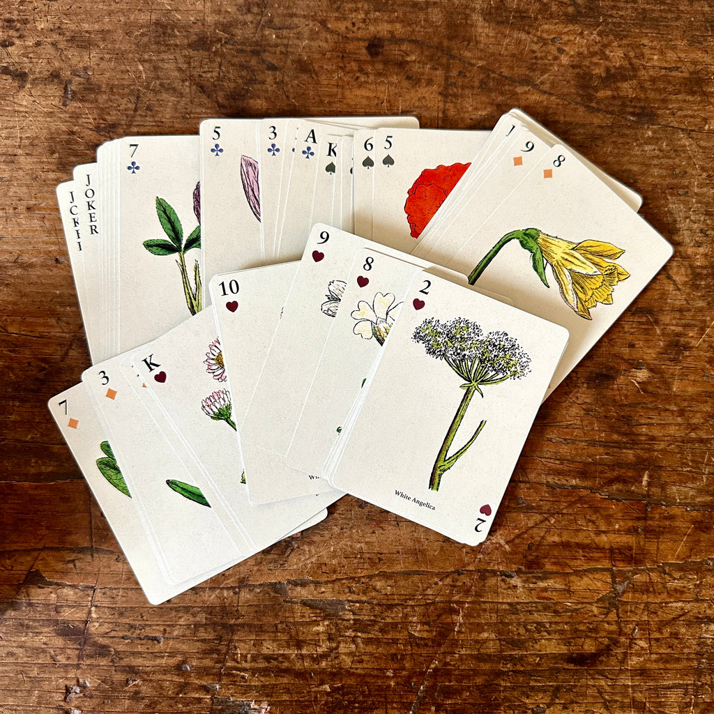 Wildflowers Playing Cards