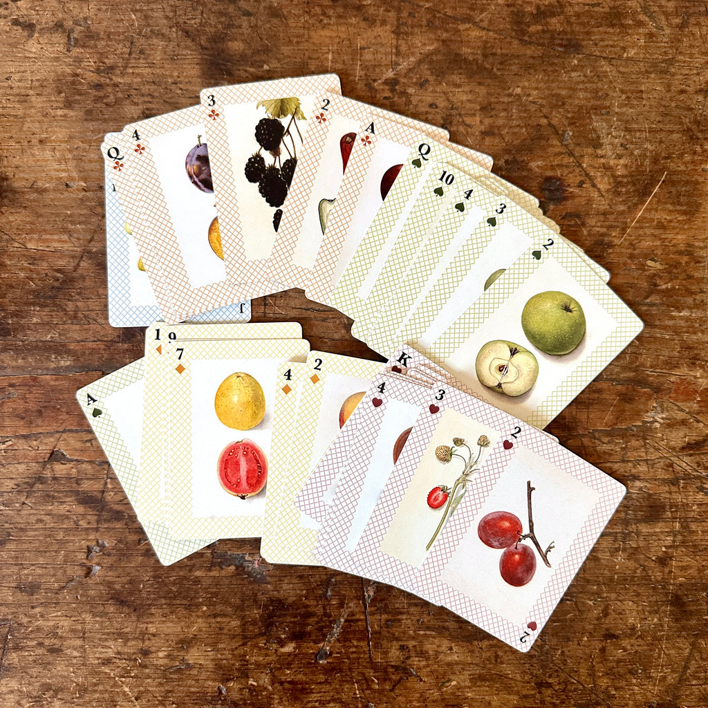 Watercolor Fruits Playing Cards