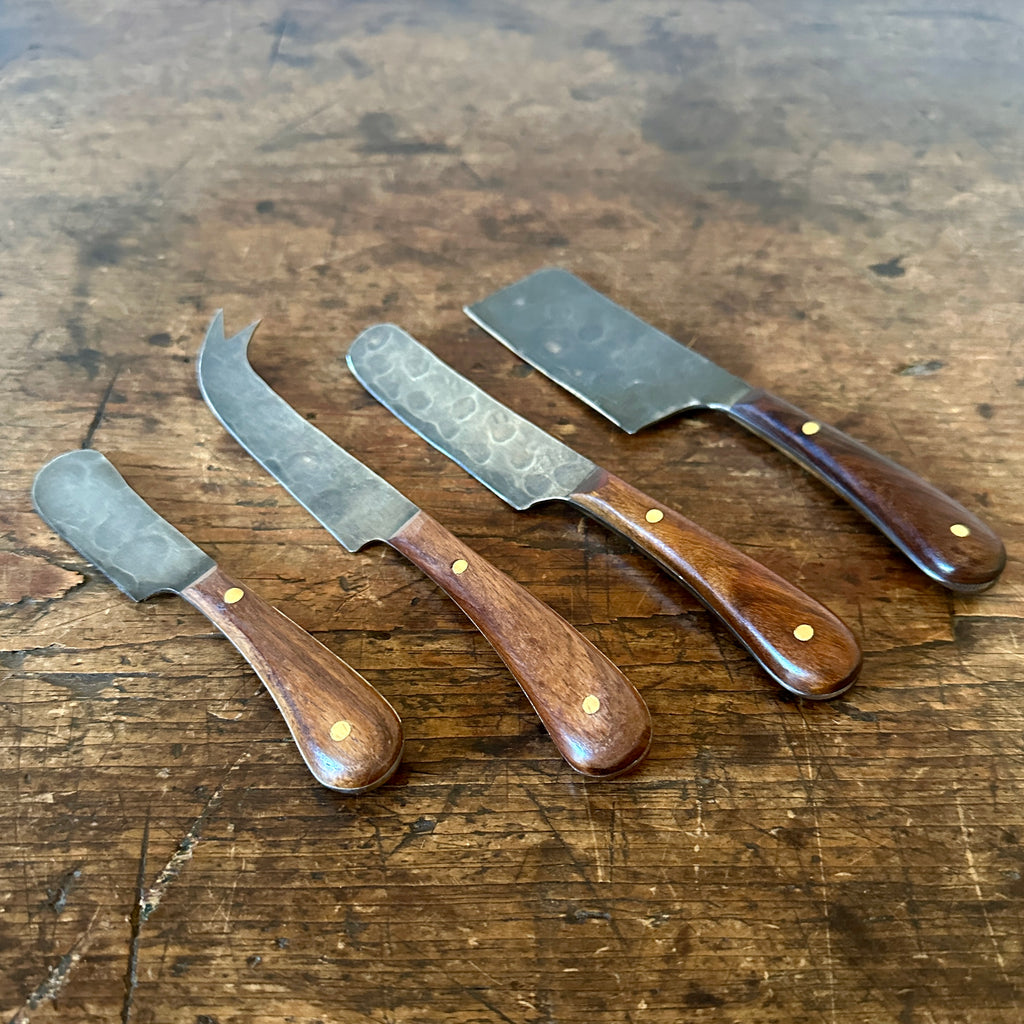 Artisan Forged Cheese Knives Set