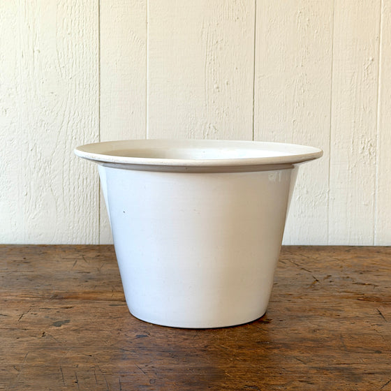 Ironstone Tall Tapered Bowl