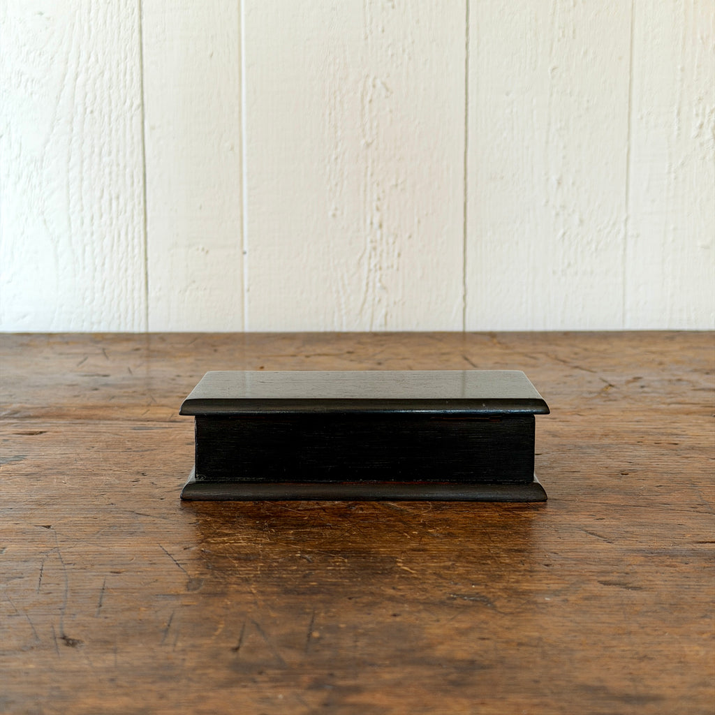 Antique Ebony Trinket Box