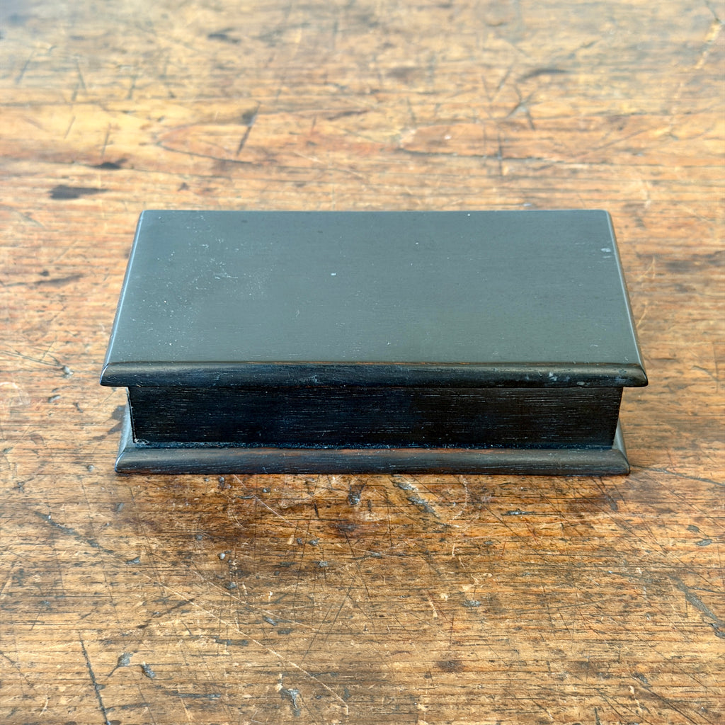 Antique Ebony Trinket Box