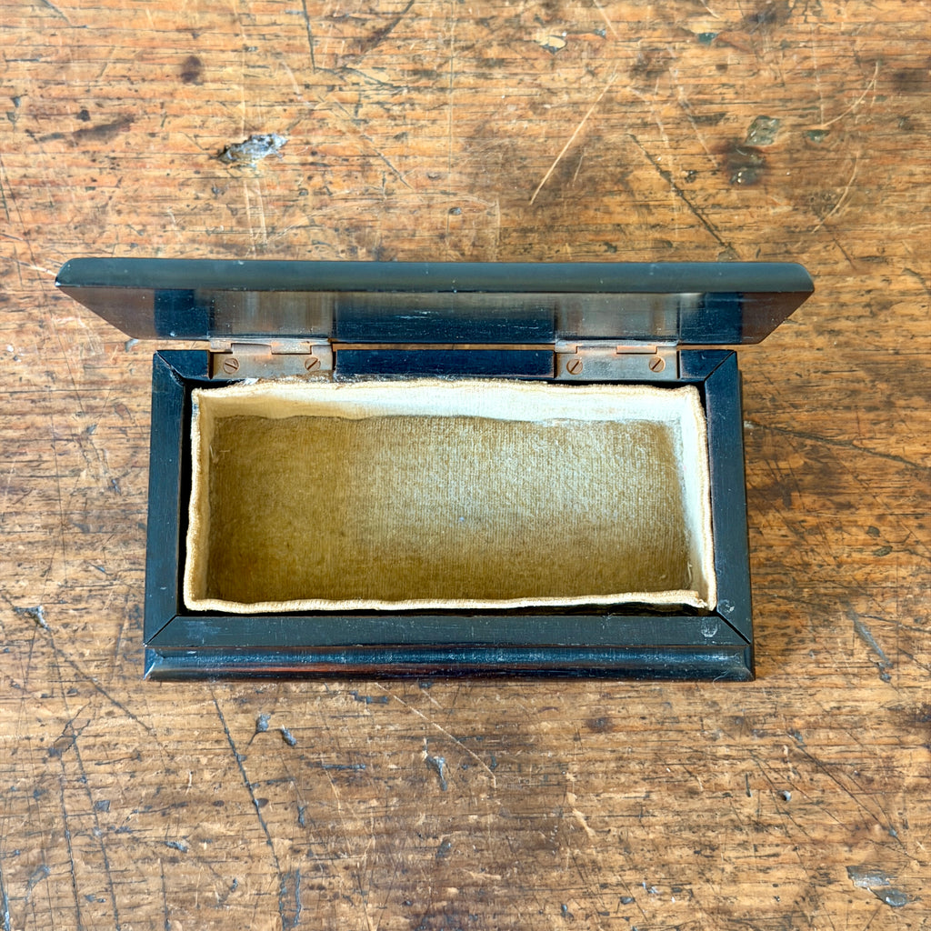 Antique Ebony Trinket Box