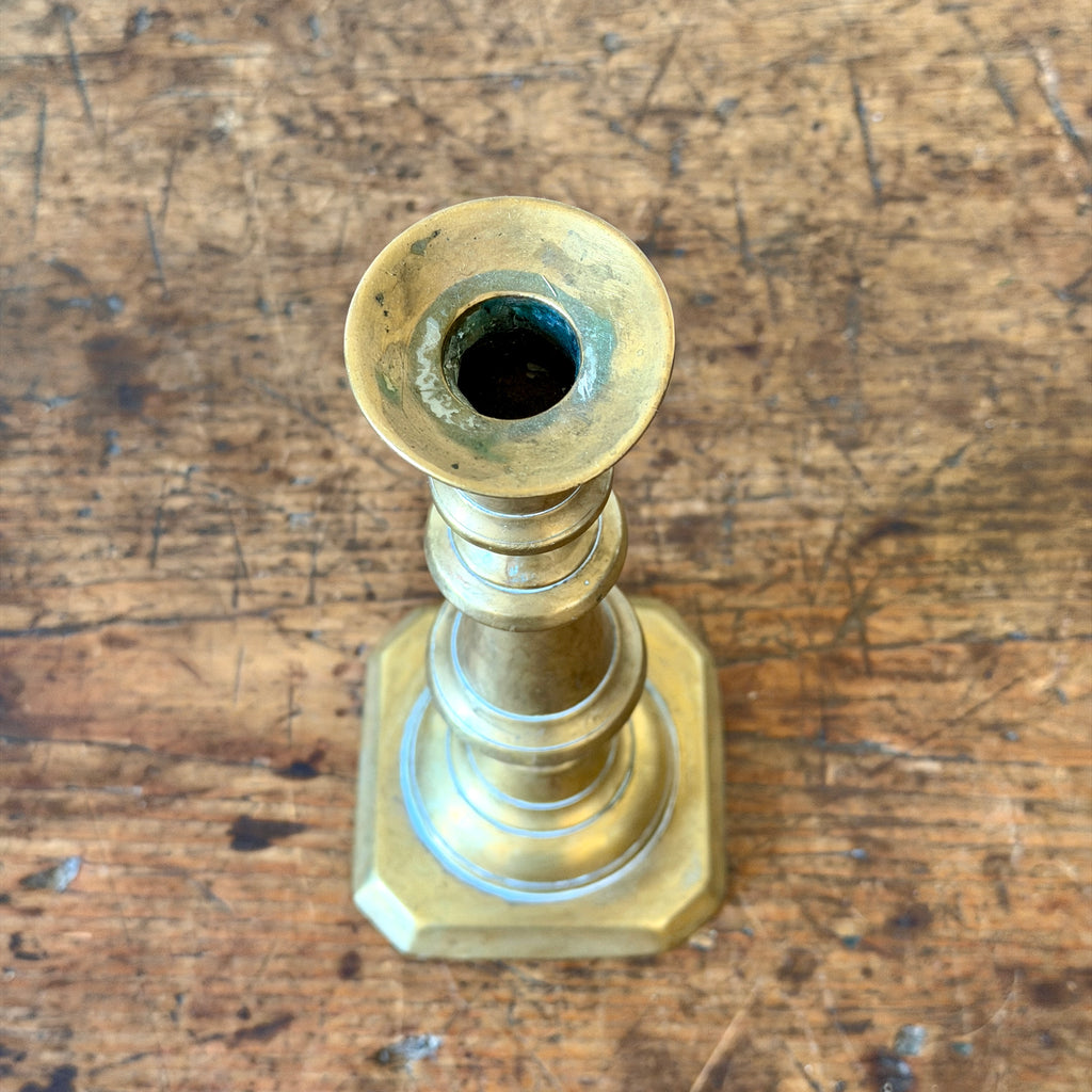 Single 9.5" Brass Candlestick