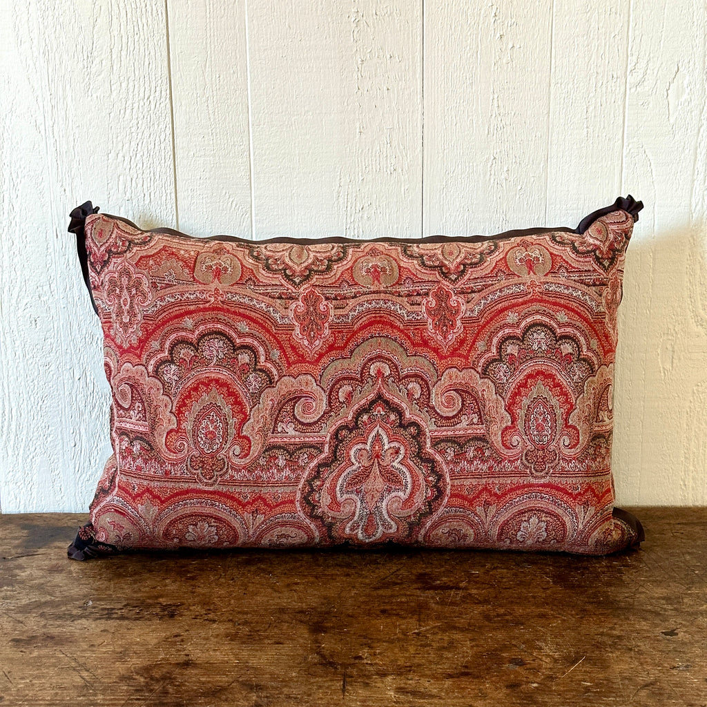 Antique Paisley Lumbar Pillow