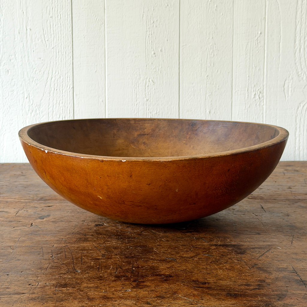 Antique 16" Wood Bowl