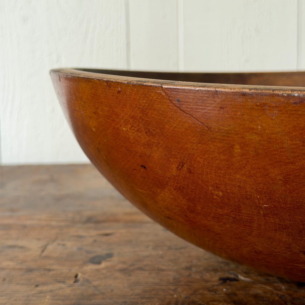 Antique 16" Wood Bowl