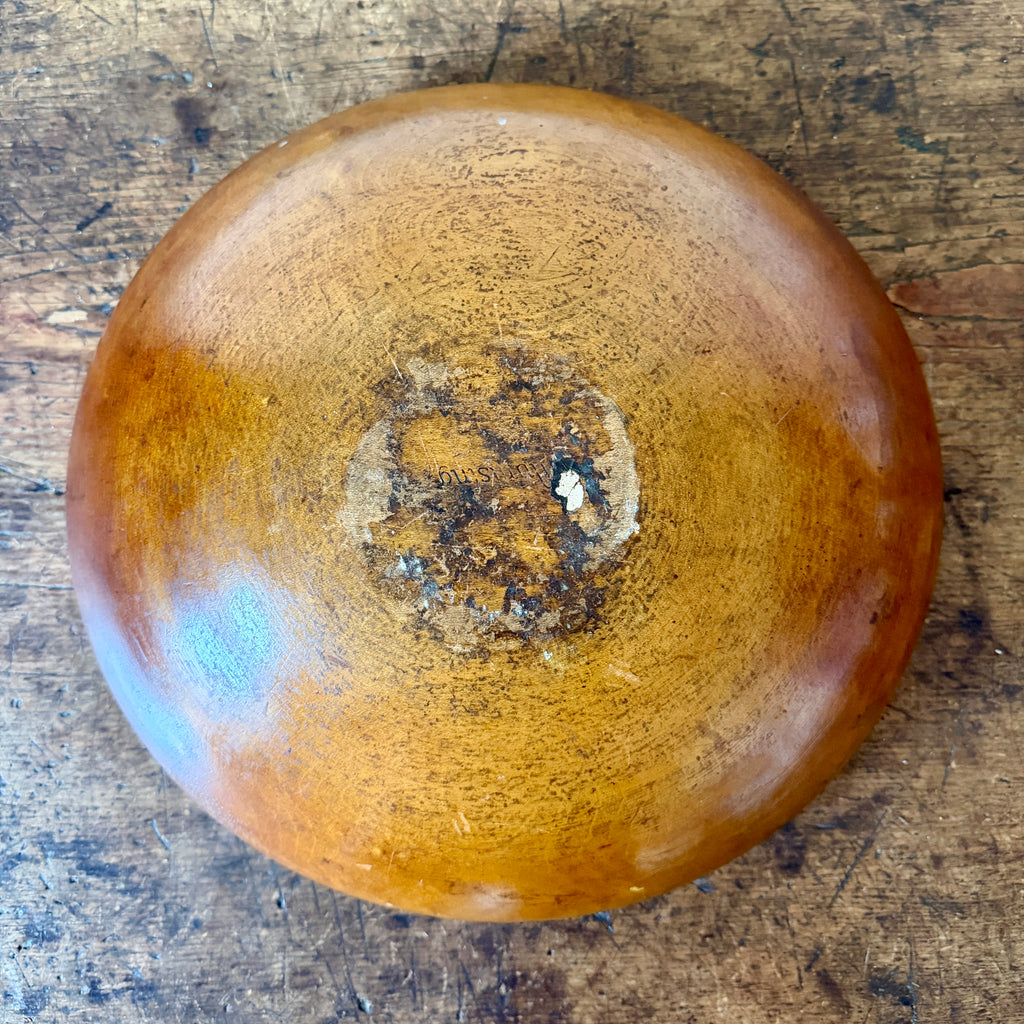 Antique 16" Wood Bowl
