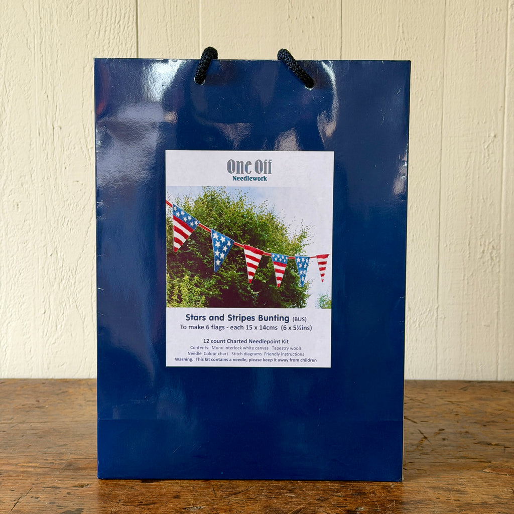 United States Flag Bunting Charted Needlpoint Kit