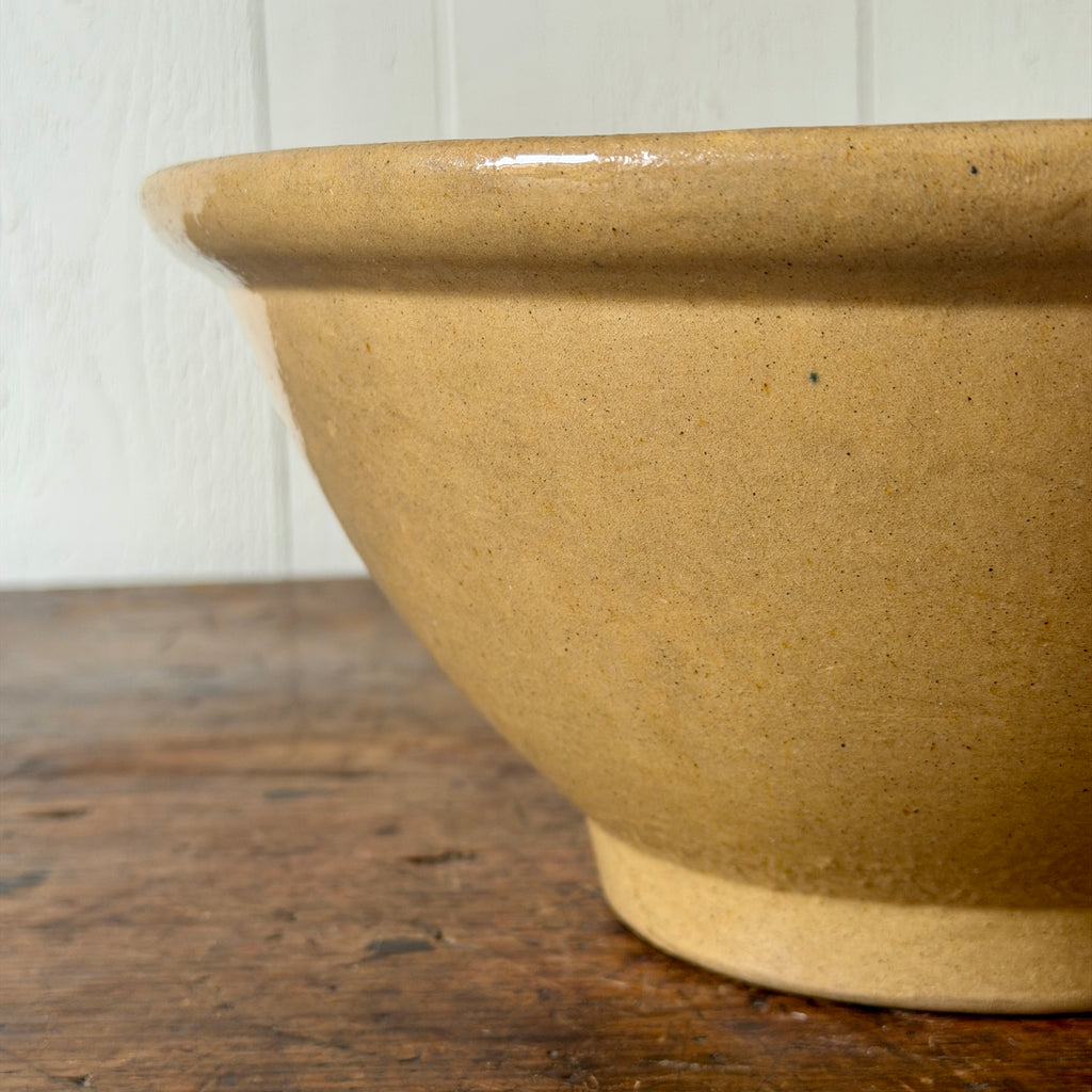 Antique Yellowware Mixing Bowl