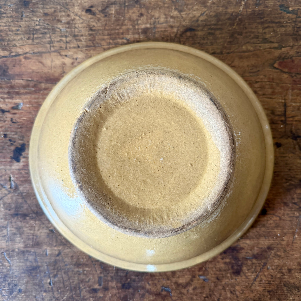 Antique Yellowware Mixing Bowl