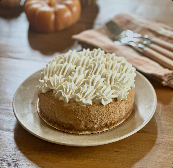 6" Thanksgiving Pumpkin Cheesecake From Orchard View Confections
