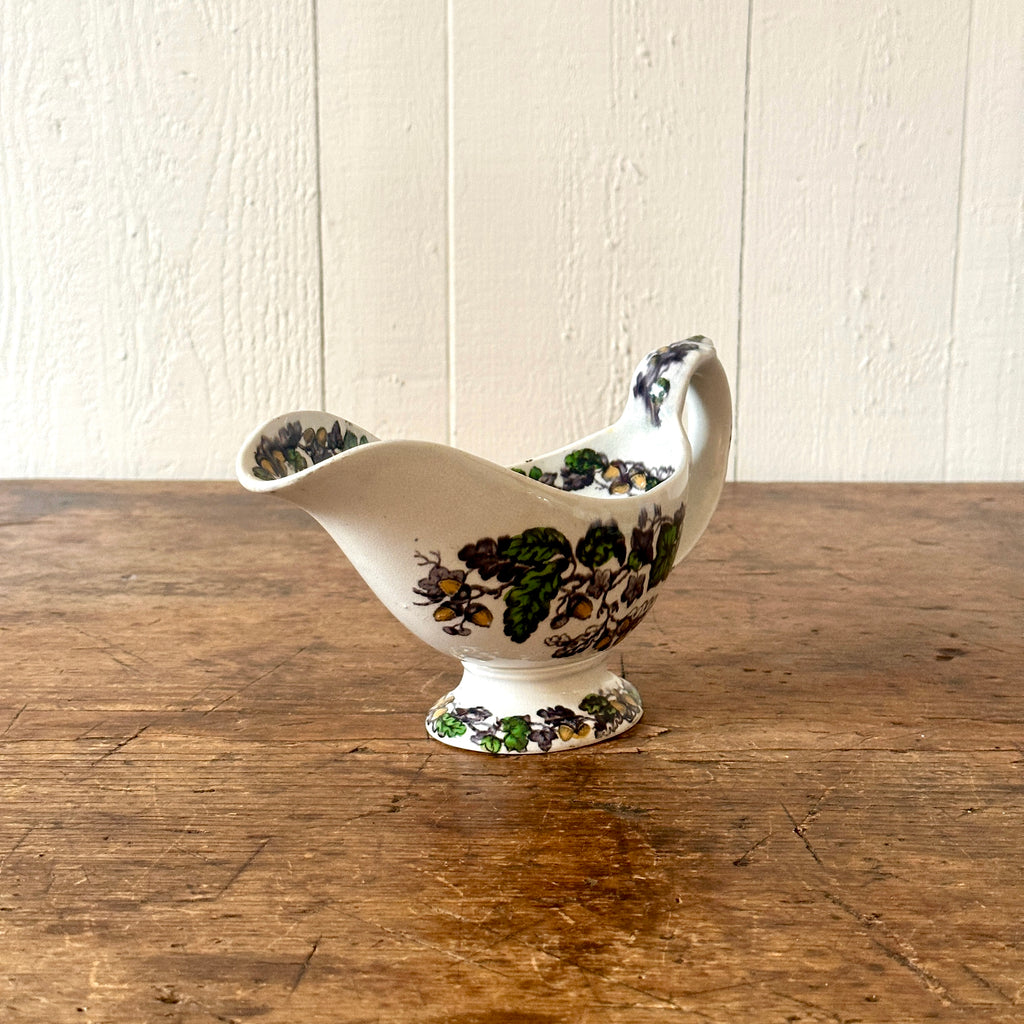 Oak & Ivy Ironstone Sauce Boat