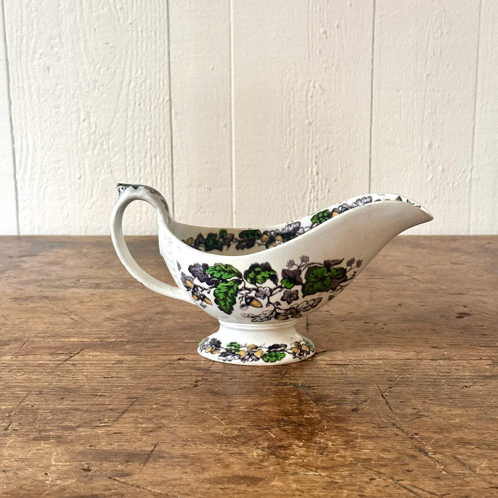 Oak & Ivy Ironstone Sauce Boat