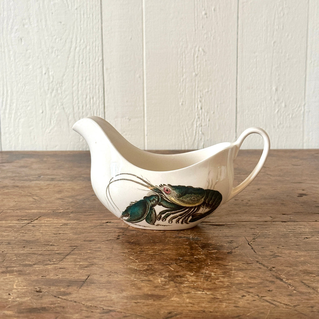 Ironstone Fish Sauce Boat