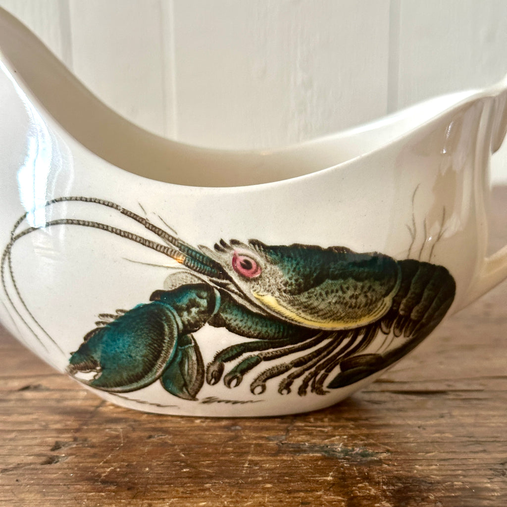 Ironstone Fish Sauce Boat