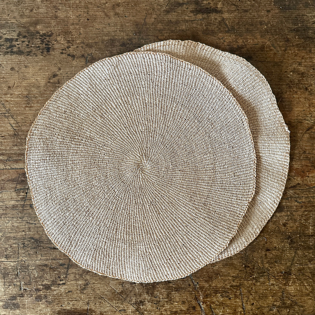 Natural Round Sisal Placemat