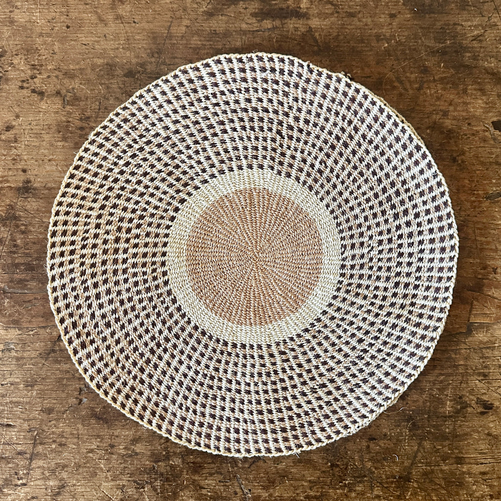 Umber Round Sisal Placemat