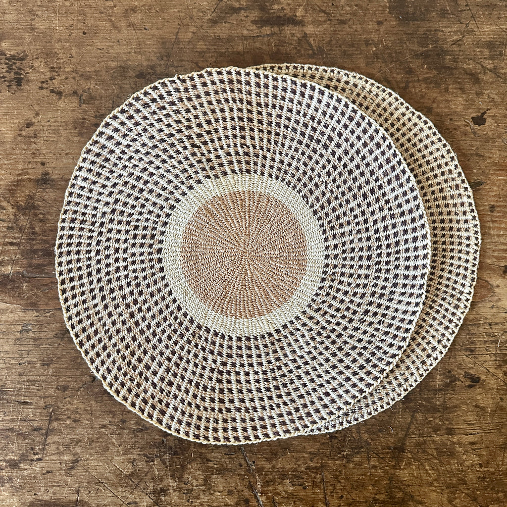 Umber Round Sisal Placemat