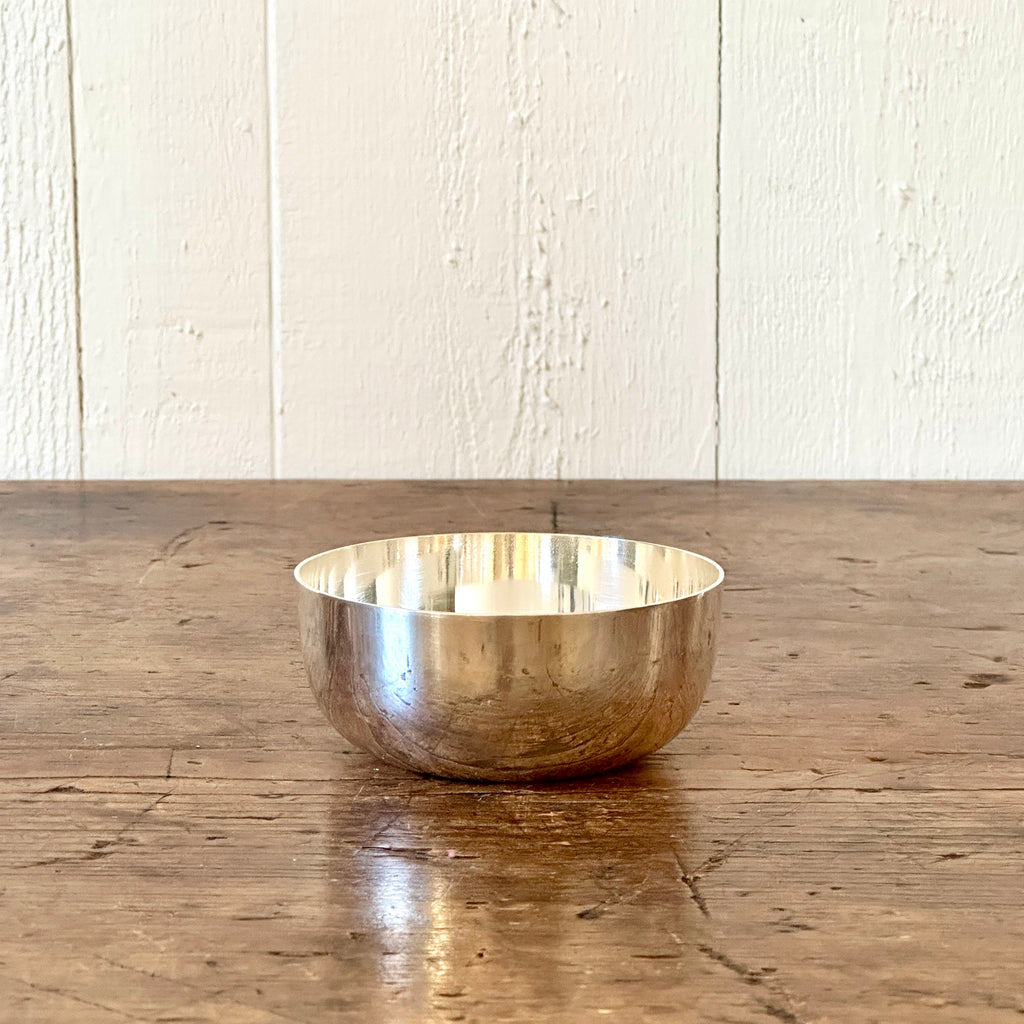 Small 4" Vintage Hotel Silver Bowl