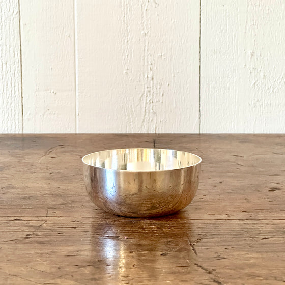 Small 4" Vintage Hotel Silver Bowl