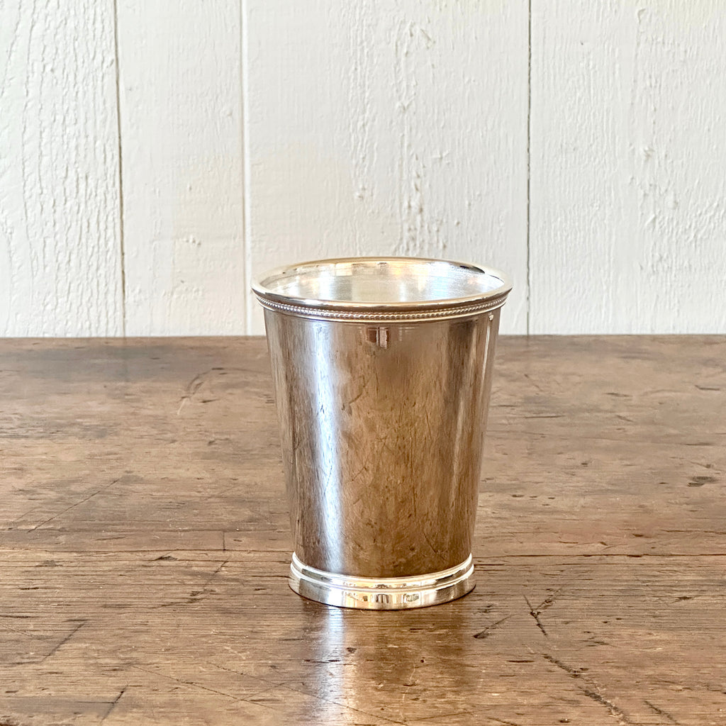 English Silver Plate Mint Julep Cup