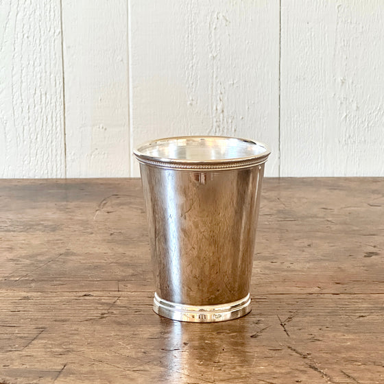 English Silver Plate Mint Julep Cup